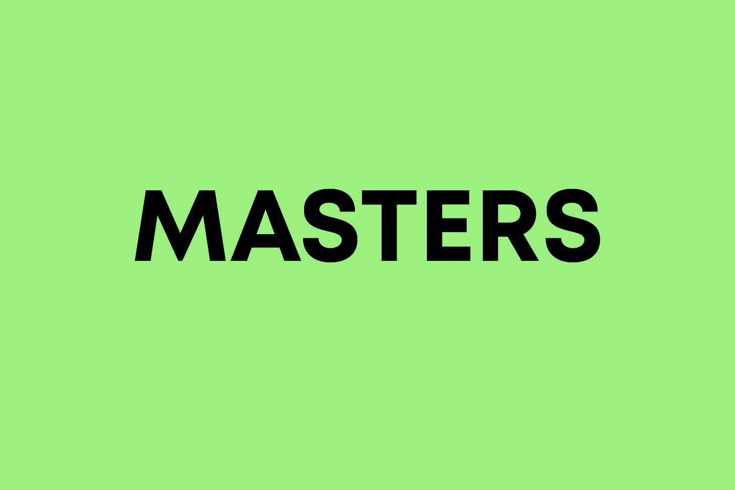 Masters ARSH