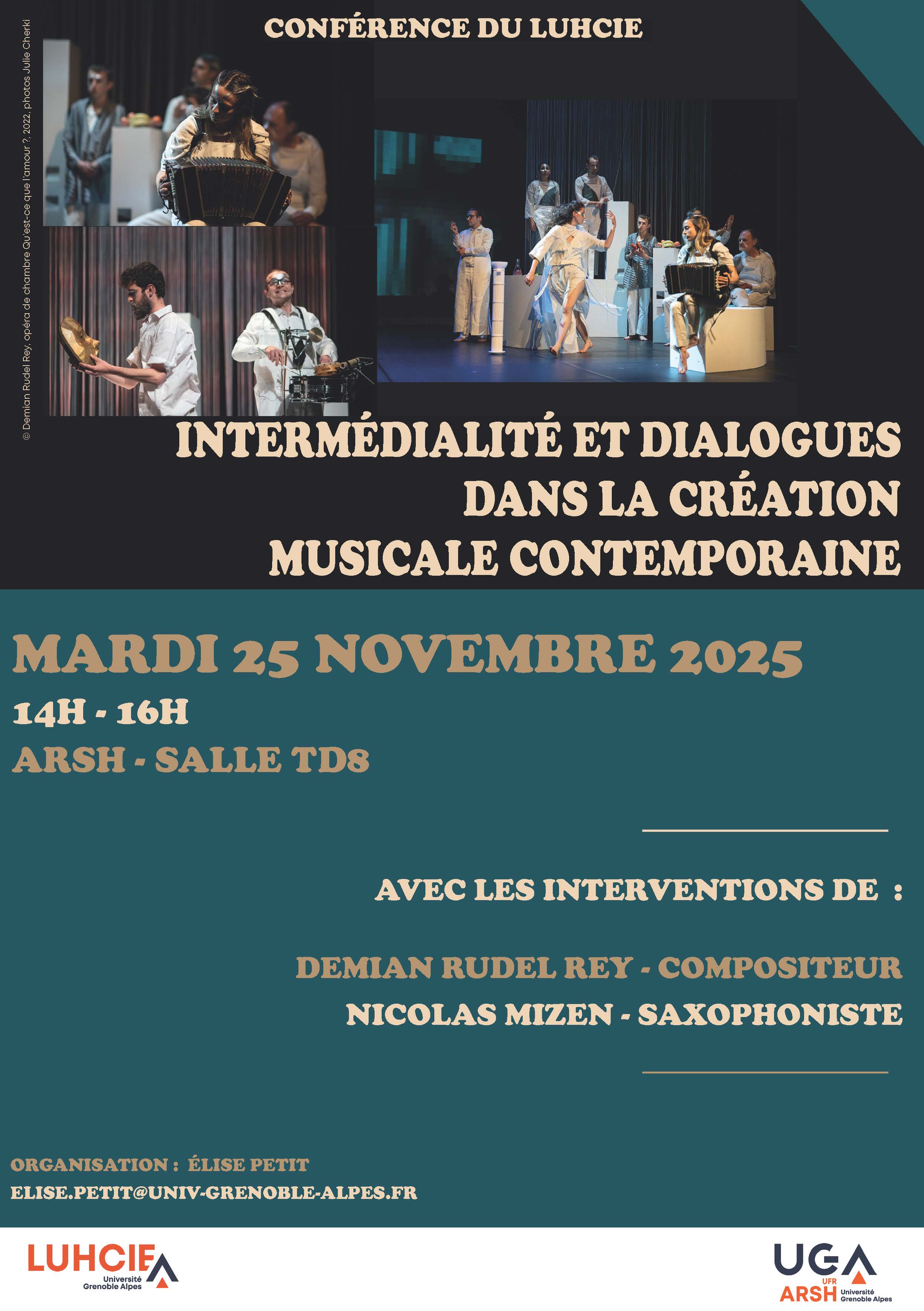 affiche conference creation musicale